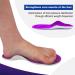 Dr. Lee's Hallux Magic Insole - Arch Support & Pain Relief for Men & Women (L Purple) - Buy Online on GoSupps.com