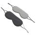 FOMIYES 2pcs Sleep Mask Travel Nylon Blackout Stickers Soft