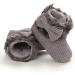 Spring Winter Warm Fleece Booties for Baby | Non-Slip Soft Sole Shoes for Boys and Girls | Adjustable Crawling Prewalker Boots 0-18 Months - D Grey - Buy Online on GoSupps.com