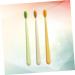 Frcolor 3ST Eco-Friendly Toothbrushes | Comfortable Sustainable Dental Brushes with Small Head & Surprise Colors - Perfect for International Shipping - Buy Online on GoSupps.com