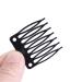 50pcs/Lot Black Wig Plastic Combs & Clips for Making Wigs - 7-teeth Hair Clips - Buy Online on GoSupps.com
