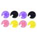 Ipetboom Lot de 8 Mini Plateaux Anneaux pour Manucure Palette de M lange pour Nail Art Plastique Solide Couleurs M lang es Accessoire Pratique pour Artiste Ongulaire Usage