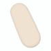 Fitted sheet oval 100% cotton jersey cream