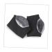 FRCOLOR Open Toe Socks Black Heel Dry Feet Socks Heel Protectors for High Heel Shoes Spa Socks Heel Sock Foot Sock Heel Sleeves for Cracked Heels Socks for Heels Moisturizing Insole