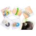 Miya Set of 10 Elastic Telephone Cable Hair Ties | Mini Plastic Spiral Hair Accessories & Bracelets - International Shipping Available - Buy Online on GoSupps.com