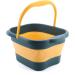 Foot Soaking Bath Basin | Soak Basin with Massaging Rollers and Handle | Stress Relief Soaking Tired Feet Help Sleep Home Spa Outdoor Travel Yellow+blue - Buy Online on GoSupps.com