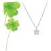 COLLBATH 1PC Delicate Fashion Crystal Elegant Stylish S925 Sterling Zircon Snow Female Necklace for Women Ladies Girls Women Necklace - Buy Online on GoSupps.com