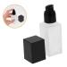 FRCOLOR 30ML Empty Lotion Bottle with Press Pump - Refillable Square Fluid Container for Cosmetics & Body Creams - Perfect for Travel - Buy Online on GoSupps.com