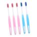 Gatuida Children's Tools 5 Pieces Small Head Soft Toothbrush Interdental Brush Toddler Manual PP Tool For Toddlers