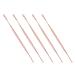 5pcs Spring Earpicks Pickers Wax Curette Woman Comfotable Simple End Cleaner Gold Adults Cleaner: Sturdy for Ear Pick Earwax Picks Stainless Ended Remover Earpick
