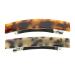 2pcs Vintage Slim Long French Hair Clips Strong Ponytail Holder Hair Clip Leopard Prints