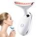 Neck Face Massager 3-in-1 Facial Massager Face Sculpting Tool with Vibration Thermal Portable Multifunctional Facial Device(White)