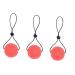 Beavorty 3st handle ball gel hand balls finger recreational ball kink balls BAODING balls handmade balls fingertip balls wrinkle handglass handling ball powerball gymnasium ball fitness coach TPE rosa