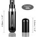 Fivexing 2Pcs Refillable Perfume Atomizer Bottles - Portable Mini Spray Dispensers for Travel - 5ml/0.2oz (Black) - Buy Online on GoSupps.com
