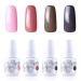 Vishine Gelpolish Nail Art UV LED Gel Nail Polish Soak Off Manicure Kit 4 Colors Set C195