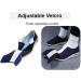 EDCYF Men's Diabetic Shoes 9 Wide Blue | Adjustable Closure Orthopedic Shoes for Elderly Pain Relief & Swollen Feet - Buy Online on GoSupps.com