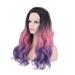 Hairpieces Wig European and American Fashion Ladies Gradient Long Curly Hair B B