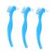 Mobestech 9 pieces double -sided toothbrush prostheses cleaning tool retainer toothbrush for false teeth false teeth cleaning tool tools artificial teeth 1 piece (1 Pack) bluex3stk