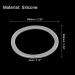 Sourcing Map 86mm Silicone Seals for Mason Jar - 12pcs Rubber Gasket for Wide Mouth Glass Jars, Leak Proof & Durable - White - Buy Online on GoSupps.com