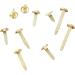 500 Mini Metal Brads for Crafts - Split Pin Brass Paper Fasteners for Scrapbooking and DIY Projects - 5 Assorted Sizes - Buy Online on GoSupps.com