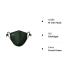Livinguard PRO MASK | 3-Layer Adjustable Washable Reusable Face Mask (Forest Green M) - International Shipping Available - Buy Online on GoSupps.com