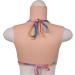 Knobco Silicone Breasts - High Collar Fake Chest for Mastectomy Cosplay & Weddings | Soft Cotton Filler Yellow Skin Size B - 1010g - Buy Online on GoSupps.com