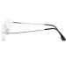 Super Light Titanium Rimless Reading Glasses for Women & Men - Silver +2.50 | Stylish & Comfortable Reading Aid - Buy Online on GoSupps.com