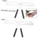  Angoily Angoily eyebrow embroidery ruler eyebrow stencils eyebrow measuring stencil eyebrow positioning rulers eyebrow measuring molds eyebrow sizing - Buy Online on GoSupps.com