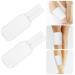 2 pieces of castor oil packs reusable castor oil pack oil -resistant castor oil pack castor oil compression cushion for calves knee arms (white)