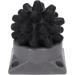 Verdant Touch Manual Massage Ball - Spiky Suction Massage Ball for Yoga & Fitness | Fascia Relief & Recovery - Black - Buy Online on GoSupps.com