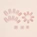 SINLOV Short Square Fake Nails Pink French False Nail Glossy Sequins Full Cover False Nails Press on False Nails for Women and Girls  - Buy Online on GoSupps.com