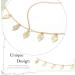 Zoestar Boho Head Chain Gold Leaf Tassel Hair Jewelry Bridal Headpiece Festival Headband for Women and Girls - Buy Online on GoSupps.com