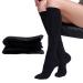 Miracle Socks Anti Fatigue Compression Socks Half Tube Socks 3 Pairs