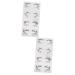 SOESFOUFU 8 Pairs Halloween Eyeliner Stickers Temporary Eye Makeup Stickers Cat Eye Makeup Sticker Black Pvc