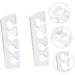 FRCOLOR Silicone Bunion Toe Spreader & Separator - 2 Pairs, Five Toe Splitter, Toe Adjuster, Stretchers for Bunions - Little Toe Protectors - White x2pcs - Buy Online on GoSupps.com