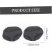Lurrose Hallux Valgus Sleeve Shoe Pads for High Heels - Metatarsalgia Insoles and Heel Cushioning Pads - Bunion Toe Brace and Toe Straightener for Women - 2pcs, Black Thicken, 9.2x6.5cm - Buy Online on GoSupps.com