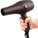 2000W Professional Hair Dryer with Air Nozzle Ionic Salon Powerful Hairdryer AC Motor Fast Blow Dryer with 3 Heat 2 Speed Cool Shot Long Cable Quiet for Home and Salon Men and Women Brown Small Gift - Buy Online on GoSupps.com