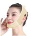 Double Chin Reducer V Line Facial Bandage Adjustable V Shaped Face Mask Soft Chin Strap for Women Chin Tightening and Lifting(Skin Color)