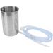 Xcello Enema Set - 1L Stainless Steel for Colon & Liver Cleansing | Versatile Coffee Enema Kit for Birth Preparation | International Shipping Available - Buy Online on GoSupps.com