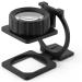 15X Magnifier Stand Measuring Scale Zinc Alloy Material Portable Foldable Magnifying Glass Lens Loupe 28mm/1.1inch Lens Diameter Magnifier Loupe Optical Foldable Magnifying Glass Black - Buy Online on GoSupps.com