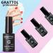 GRATTOL Professional Gel Polish UV LED Opal 02 Varnish Semi Permanent Vernis 9ml Soak Off Nail Art UV Pink Glitter Gel - (Color: Prime) - Buy Online on GoSupps.com