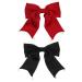 scicent Hair Bowknots 2 Pieces Fashionable Hair Clips Large Hair Bow Oversized Hair Barrettes for Women Girls Soft Hairdressing Clips Solid Color Hair Accessories - 7718