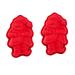 PRETYZOOM 2 pcs Moulds Molds Biscuit Baking Cartoon DIY Mold Silicone Mould Themed Food Cake Dessert Adorable 18.2X11.5X3CM As Shown
