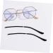 Combined Metal Replacement Tips for Sunglasses & Glasses - Durable 2 Pairs of Nose Pads & Arm Ends - Universal Fit Repair Solution for Men & Women - Black 14x3cm - Buy Online on GoSupps.com