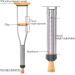 LINYUES Medical Underarm Crutches for Adults 2 Units Aluminum Height Adjustable Armpit Crutches Ergonomic Walking Crutches for Men Women Small - Buy Online on GoSupps.com