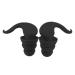 Horn-Shaped Silicone Earplugs Horn Sound Proof Earplugs Noise Cancelling Horn Ear Plugs Horn-Shaped Waterproof Silicone Earplugs Portable Ear Plugs with Carrying Case Perfect for Home Swimming Black