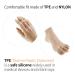 FOLAX Silicone Toe & Finger Tube Protectors (M) - Cuttable Toe & Finger Sleeves - Buy Online on GoSupps.com