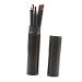 BIUDECO 5pcs Eyeshadow Brush Kit Blackriflecoffee Cosmetic Tools Eyeshadow Brush with Case