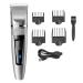 Hair Clippers Hair Clippers Cordless Ceramic Blade Hair Trimmer Electric Professional Hair Cutting Grooming Kit Rechargeable LED Display With box
