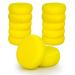 12 Pcs Yellow Round Painting Sponges Applicator Watercolor Synthetic Sponges Artist Sponges for Painting  Ceramics  Pottery  Watercolor  Household Use & More (3 Inch)